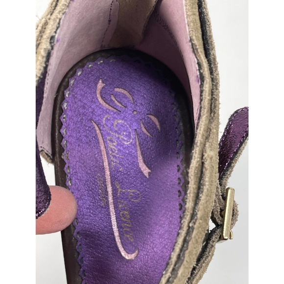 NEW Poetic License Manhattan brown suede jeweled bow platform sz 8, 8.5 - Picture 8 of 14